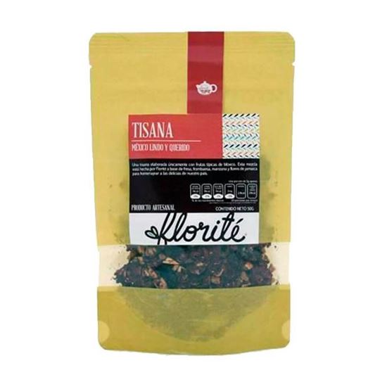 Imagen de Tisana México lindo y querido Florité 50g (fresa, frambuesa, manzana y flores de jamaica)