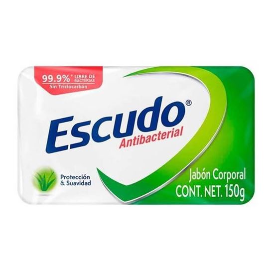 Imagen de Jabón corporal Escudo antibacterial con extracto de aloe 150g