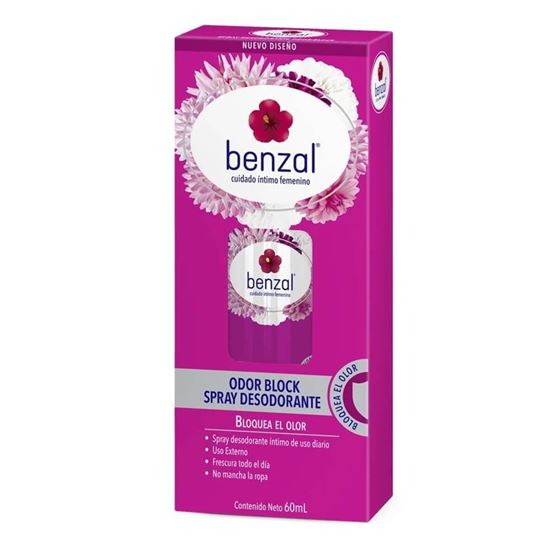 Imagen de Desodorante íntimo en spray Benzal 60ml