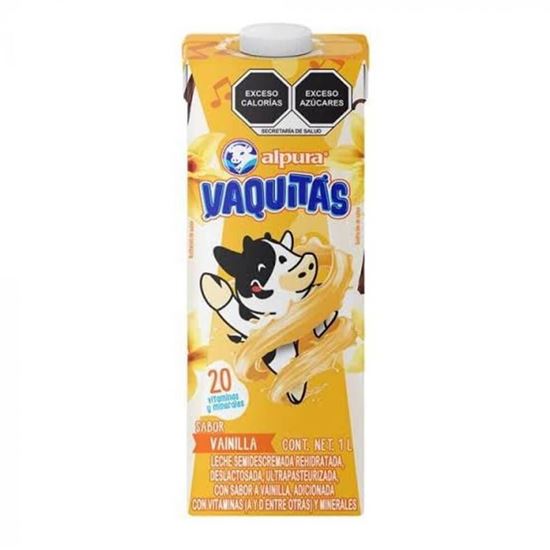 Imagen de Leche sabor vainilla Alpura Vaquitas 1L