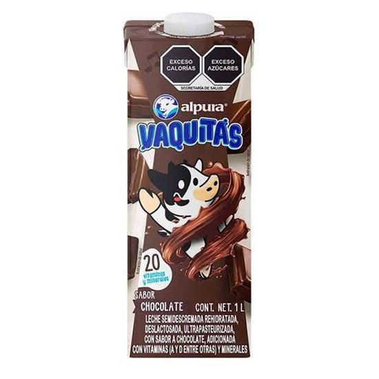 Imagen de Leche sabor chocolate Alpura Vaquitas 1L