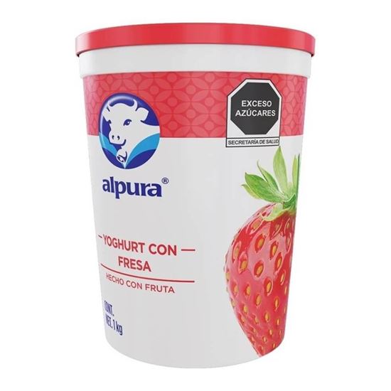 Imagen de Yoghurt con fresa Alpura 900g