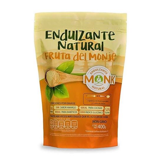 Imagen de Endulzante natural sin gluten con fruta del monje Monk 400g