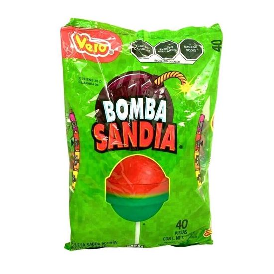 Imagen de Paleta Vero bomba sandía 40 pzas