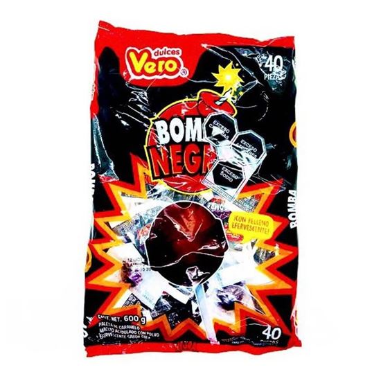 Imagen de Paleta Vero bomba negra 40 pzas