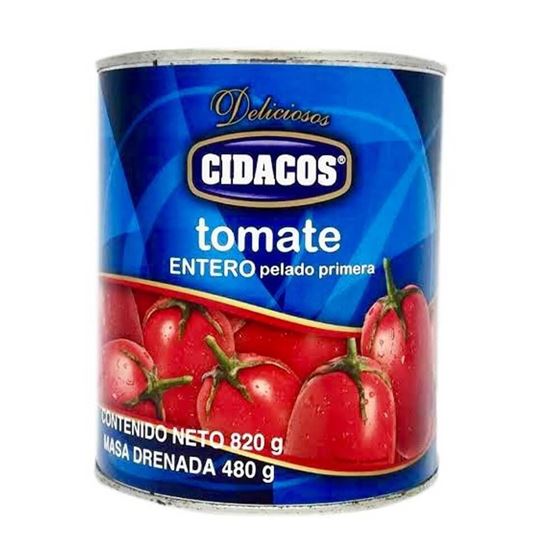 Imagen de Tomate entero pelado Cidacos 820g