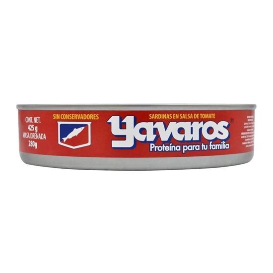 Imagen de Sardinas en salsa de tomate Yavaros en lata 425g