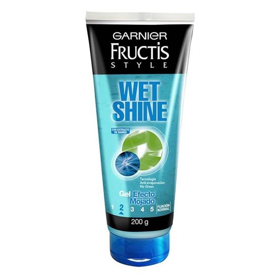 Imagen de Gel fijador efecto mojado Garnier Fructis Wet Shine 200ml
