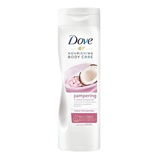 Imagen de Crema corporal con leche de coco y pétalos de jazmín Dove pampering 400ml