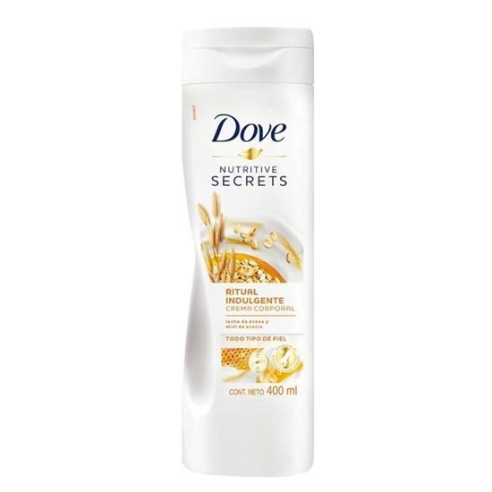 Imagen de Crema corporal con leche de avena y miel de acacia Dove ritual indulgente 400ml