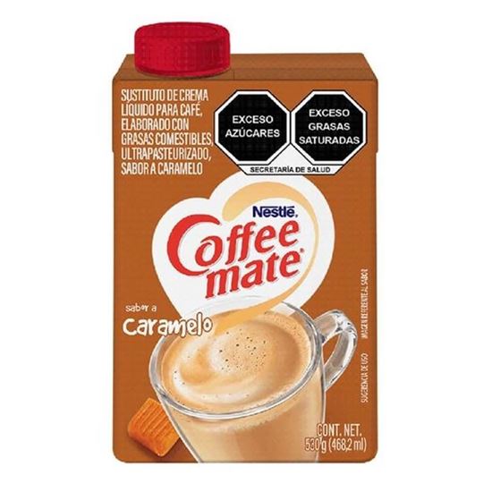 Imagen de Sustituto de crema líquido para café sabor caramelo Nestlé Coffee Mate 530g (468.2ml)