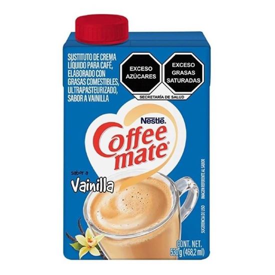 Imagen de Sustituto de crema líquida para café sabor vainilla Coffee Mate 530g