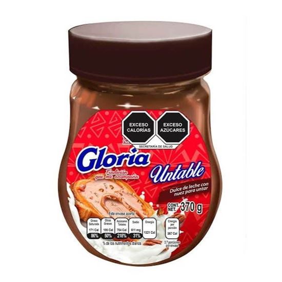 Imagen de Dulce de leche con nuez untable Gloria 370g