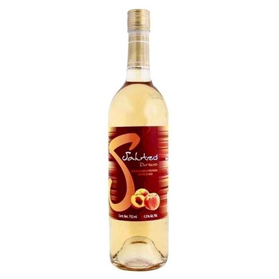 Imagen de Bebida preparada con vino blanco Salutzo durazno 750ml