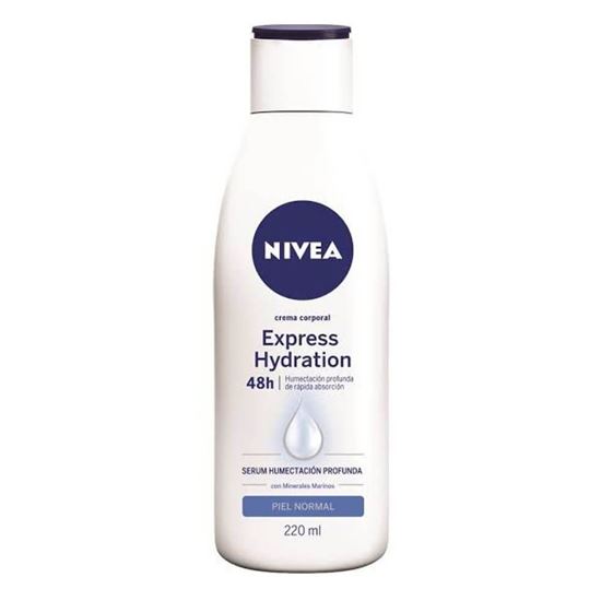 Imagen de Crema corporal Nivea Express Hydration Piel Normal 220ml