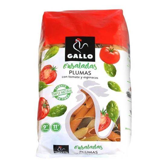 Imagen de Pasta de plumas con vegetales Gallo 450g