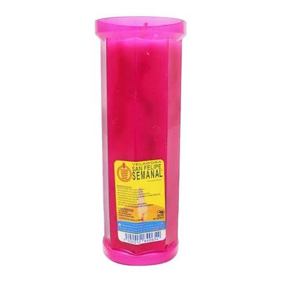 Imagen de Veladora de parafina San Felipe semanal