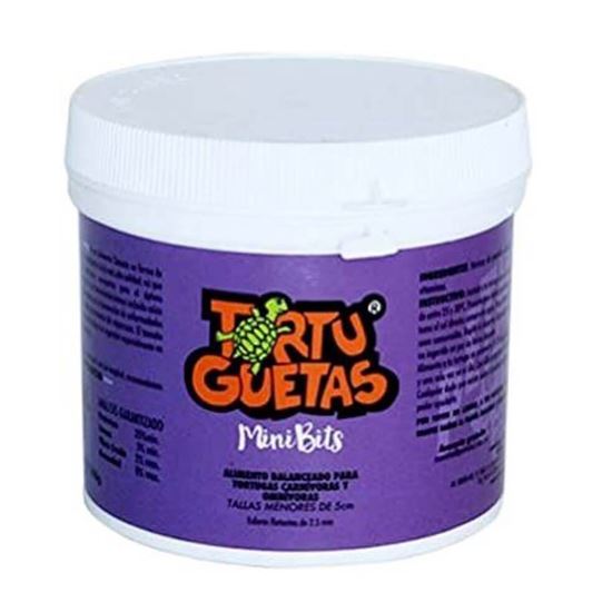 Imagen de Alimento para tortugas Tortuguetas minibits 140g