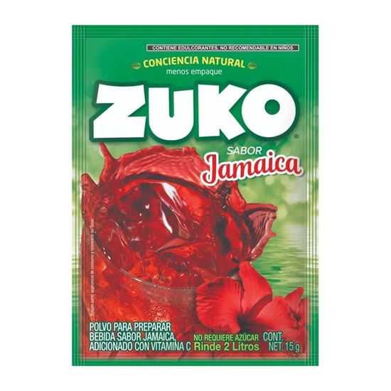 Imagen de Polvo para preparar bebida sabor jamaica Zuko 13g