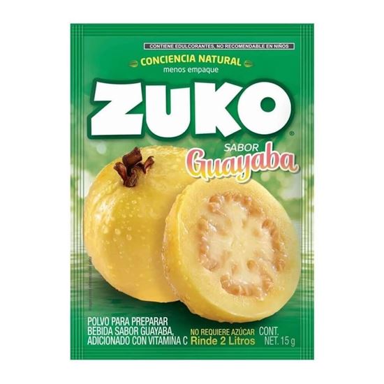 Imagen de Polvo para preparar bebida sabor guayaba Zuko 13g