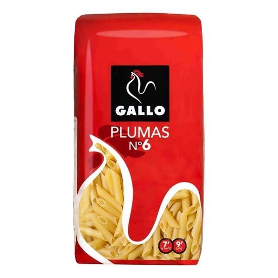 Imagen de Pasta pluma N°6 Gallo 500g
