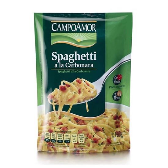 Imagen de Spaghetti a la carbonara CampoAmor 160g