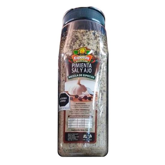 Imagen de Pimienta, sal y ajo Especias selección gourmet 1kg