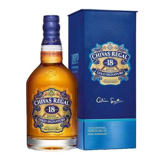Imagen de Whisky Chivas Regal 18 gold signature 750ml