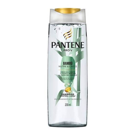 Imagen de Shampoo control caída sin parabenos Pantene Pro-V Bambú Nutre & Crece 200ml