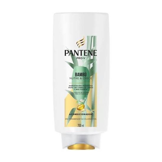 Imagen de Acondicionador hidratante sin parabenos Pantene Pro-V Bambú Nutre & Crece 700ml