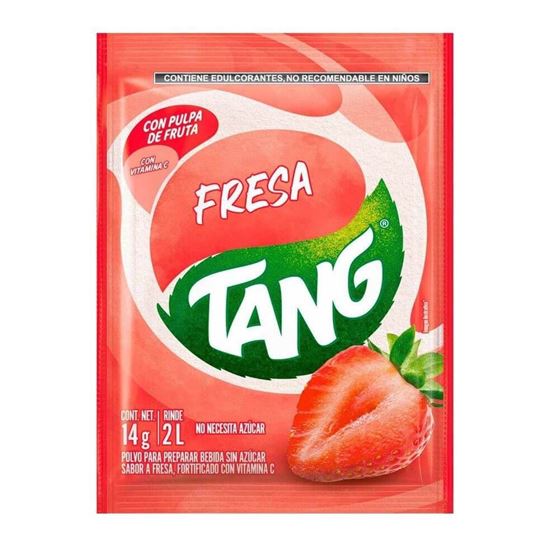 Imagen de Polvo para preparar bebida Tang sabor fresa 13g