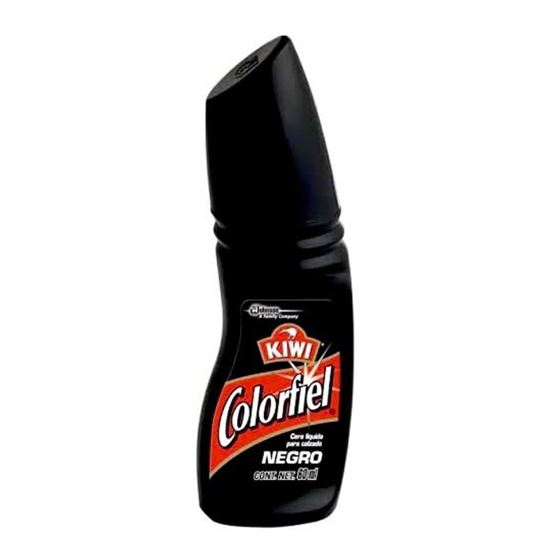 Imagen de Cera líquida para calzado color negro Colorfiel 60ml