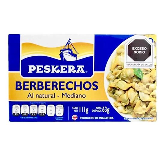 Imagen de Berberechos al natural Peskera de 111g