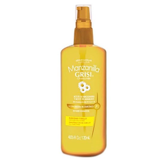 Imagen de Serum capilar con aceite de macadamia y aceite de aguacate Grisi manzanilla 120ml