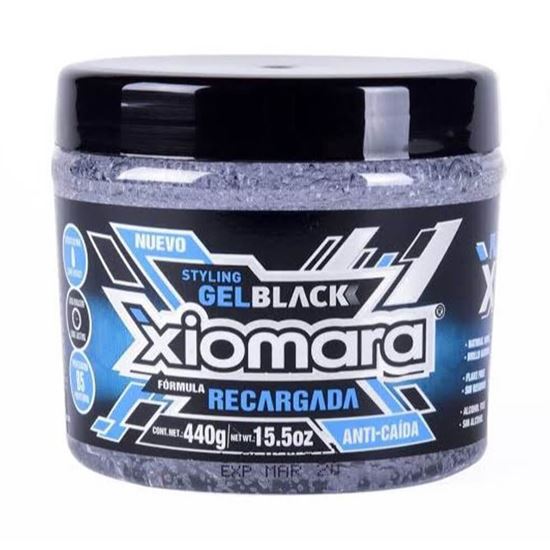 Imagen de Gel para peinar Xiomara black 440g