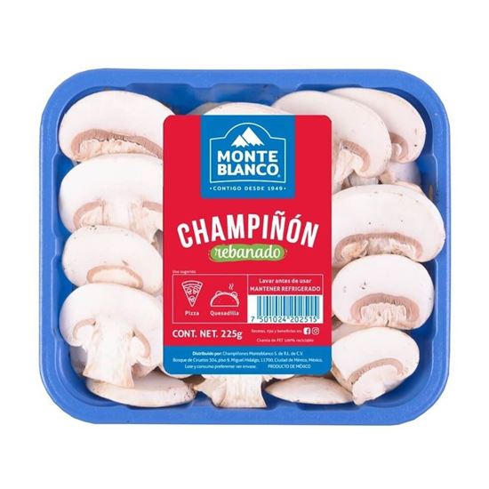 Imagen de Champiñón Monte Blanco rebanado en charola 225g