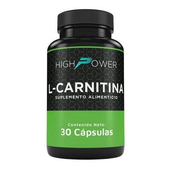 Imagen de Suplemento alimenticio L-carnitina High Power 30 cápsulas