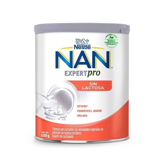 Imagen de Fórmula infantil Nan sin lactosa 400g