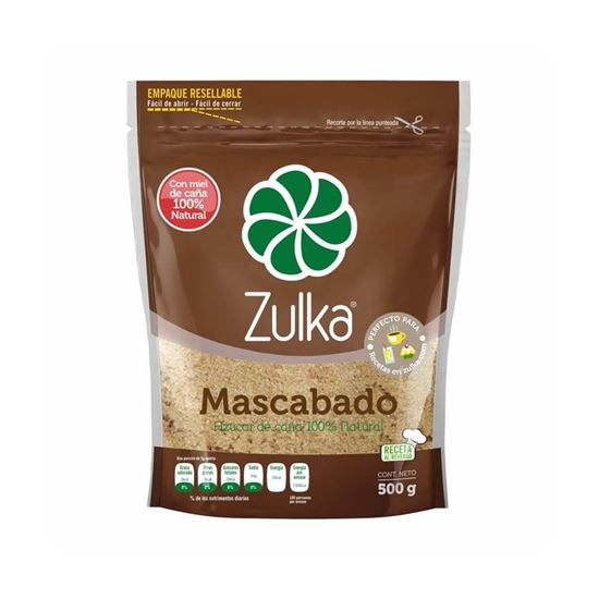 Imagen de Azúcar mascabado Zulka 500g