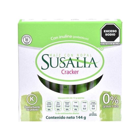 Imagen de Galletas de nopal horneadas Susalia 144g