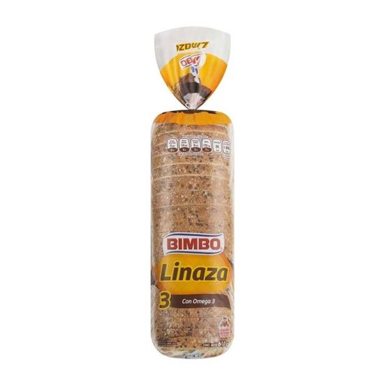 Imagen de Pan Bimbo linaza 610g