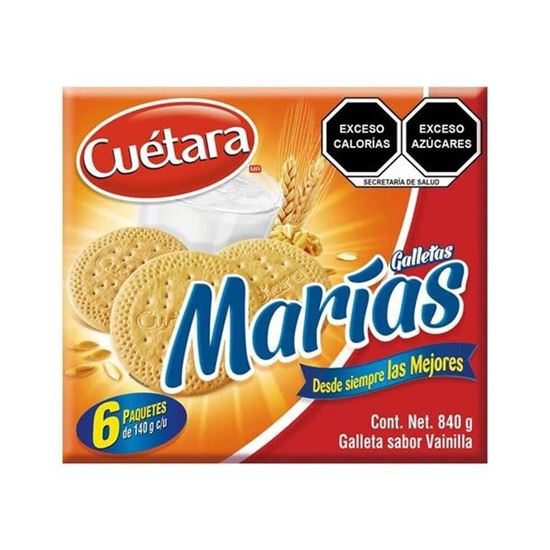 Imagen de Galletas sabor vainilla Cuétara Marías 840g