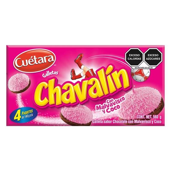 Imagen de Galletas con malvavisco y coco Chavalín Cuétara 560g