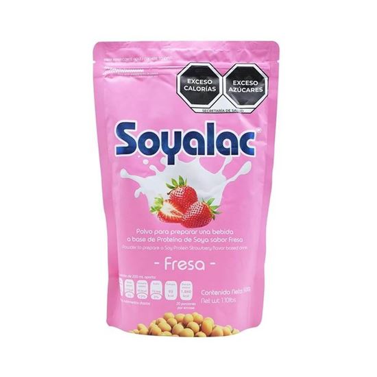 Imagen de Bebida de soya instantánea Soyalac sabor fresa 500g