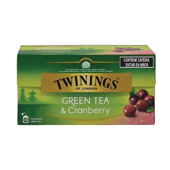Imagen de Té verde arándano Twinings 25 sobres de 2g c/u