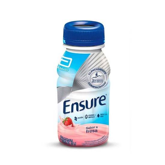 Imagen de Suplemento alimenticio sabor fresa Ensure 237ml