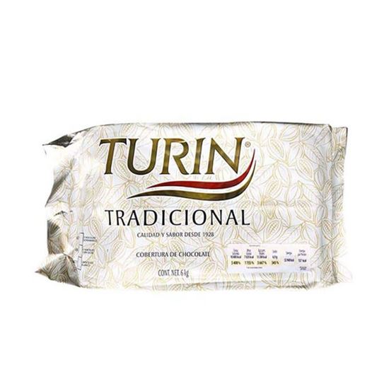 Imagen de Chocolate semiamargo Turín marqueta 6kg