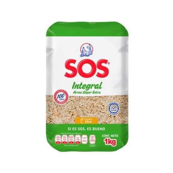 Imagen de Arroz integral SOS súper extra 1kg
