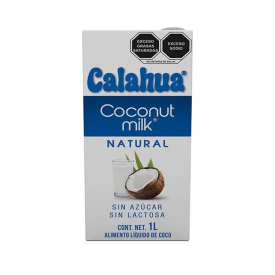 Imagen de Alimento líquido de coco sin azúcar añadida Calahua Coconut milk 1L