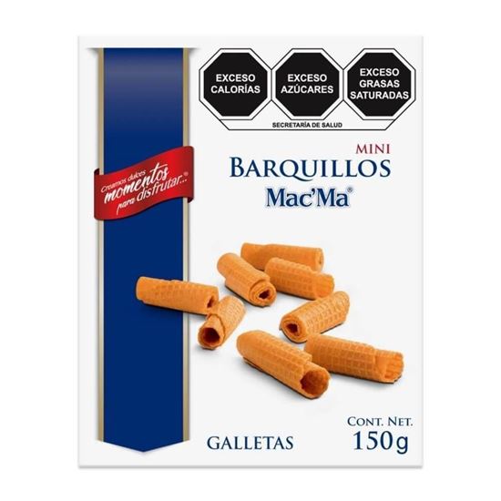 Imagen de Galletas Mac'Ma barquillos 150g